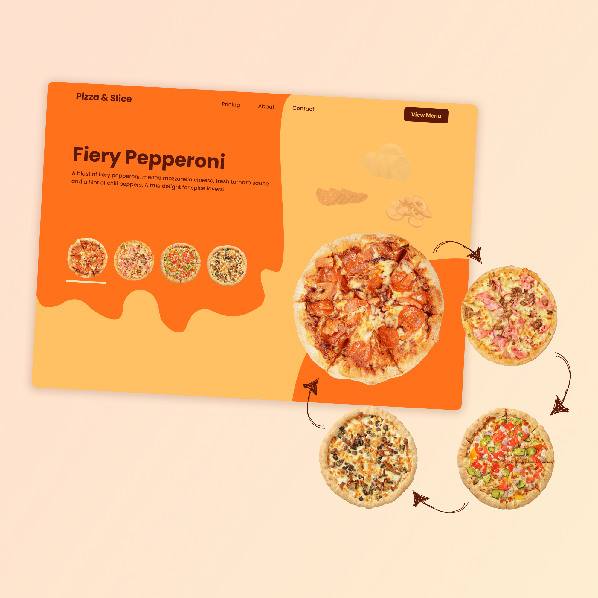 Pizza Carousel Animation