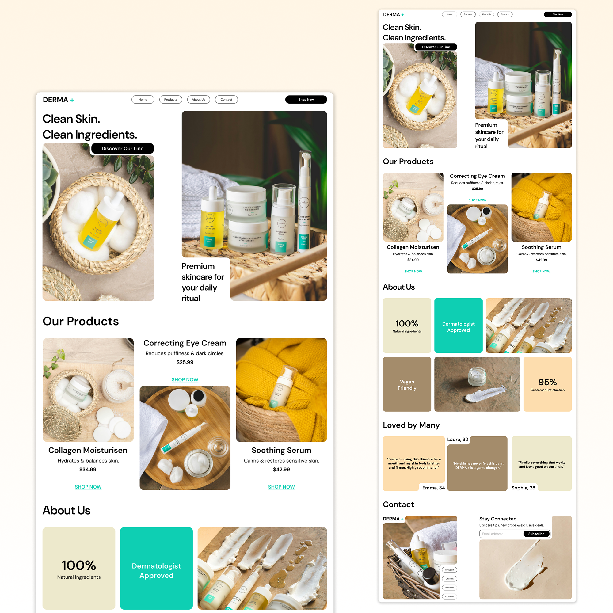 Skincare Landing Page