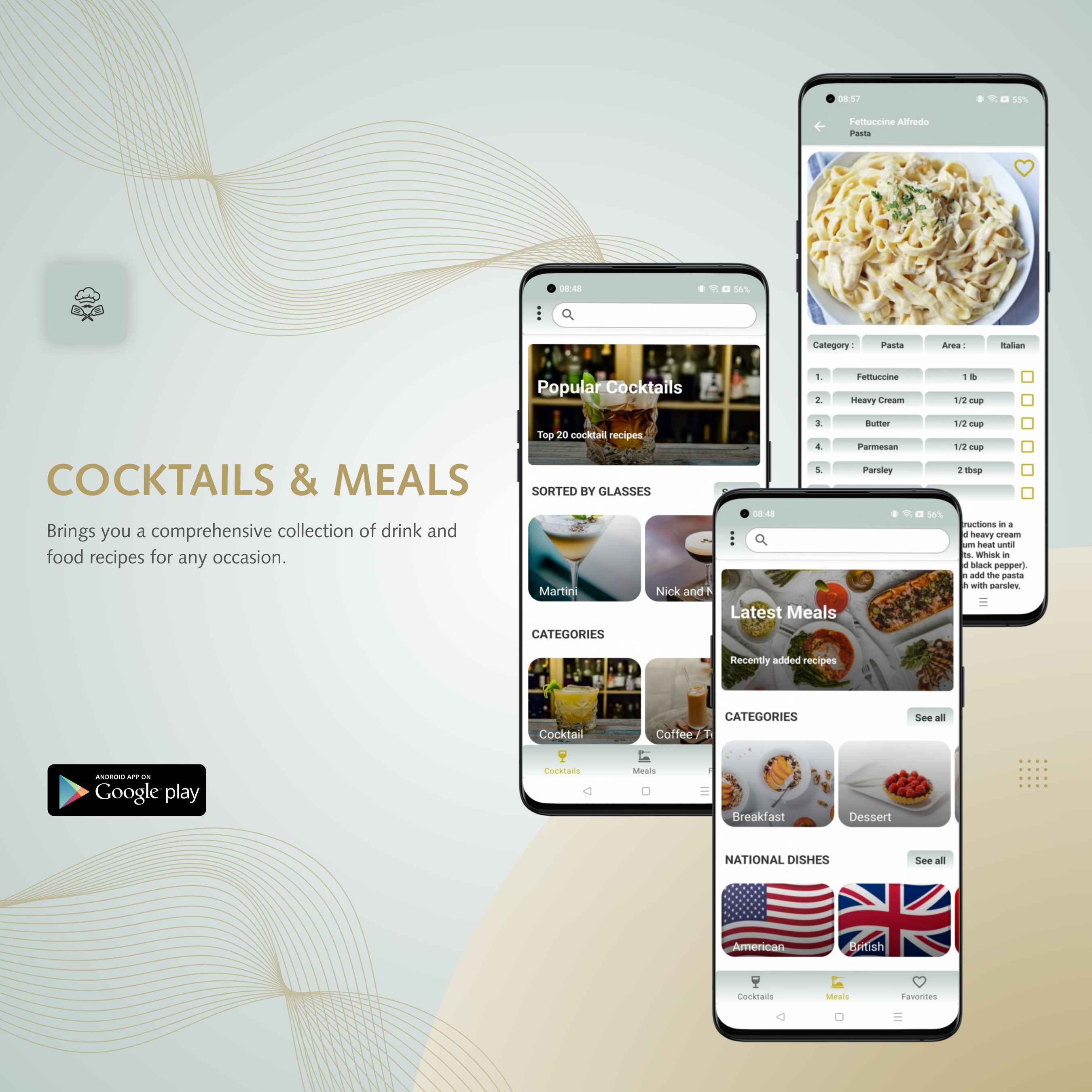 COCKTAILS & MEALS
