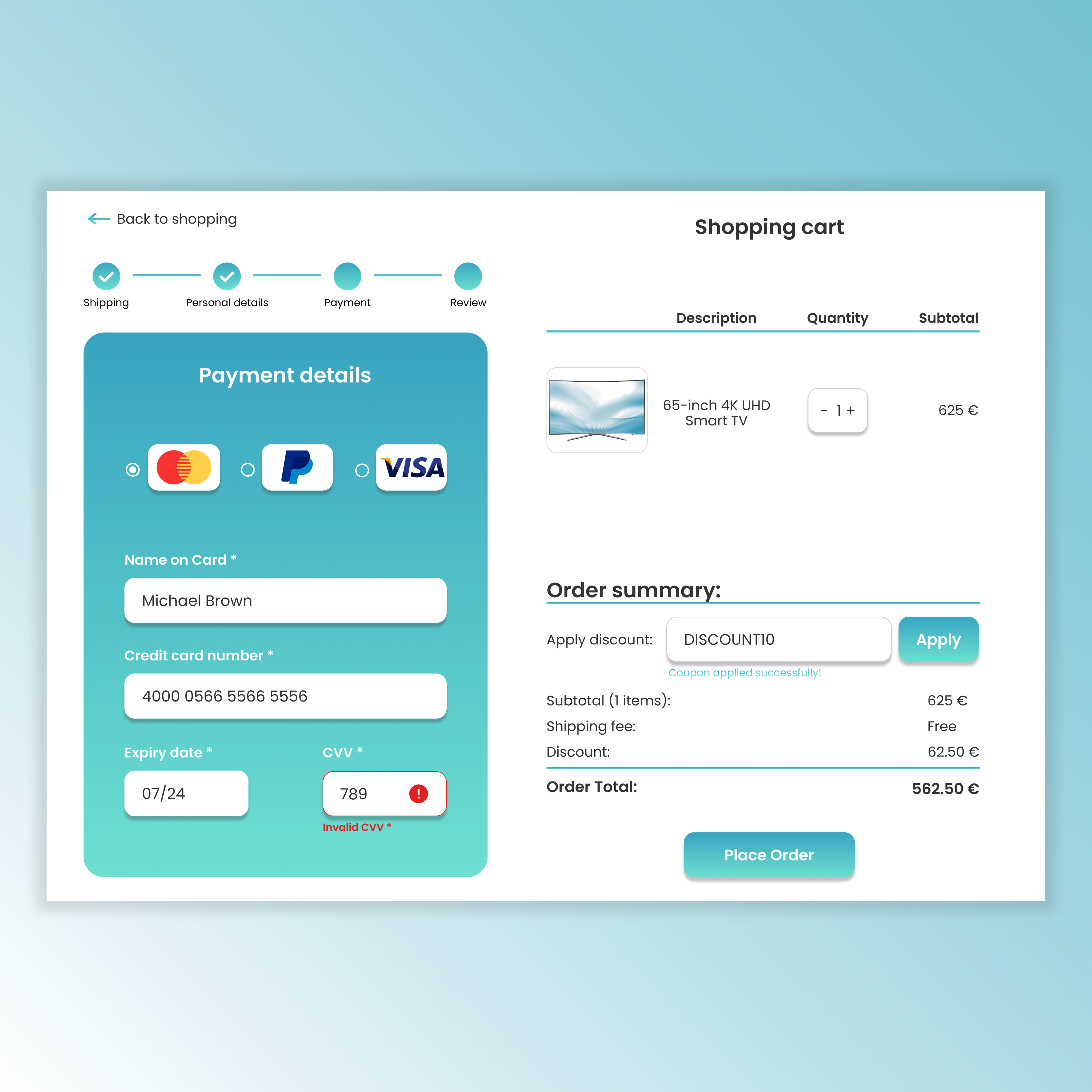 Card Checkout